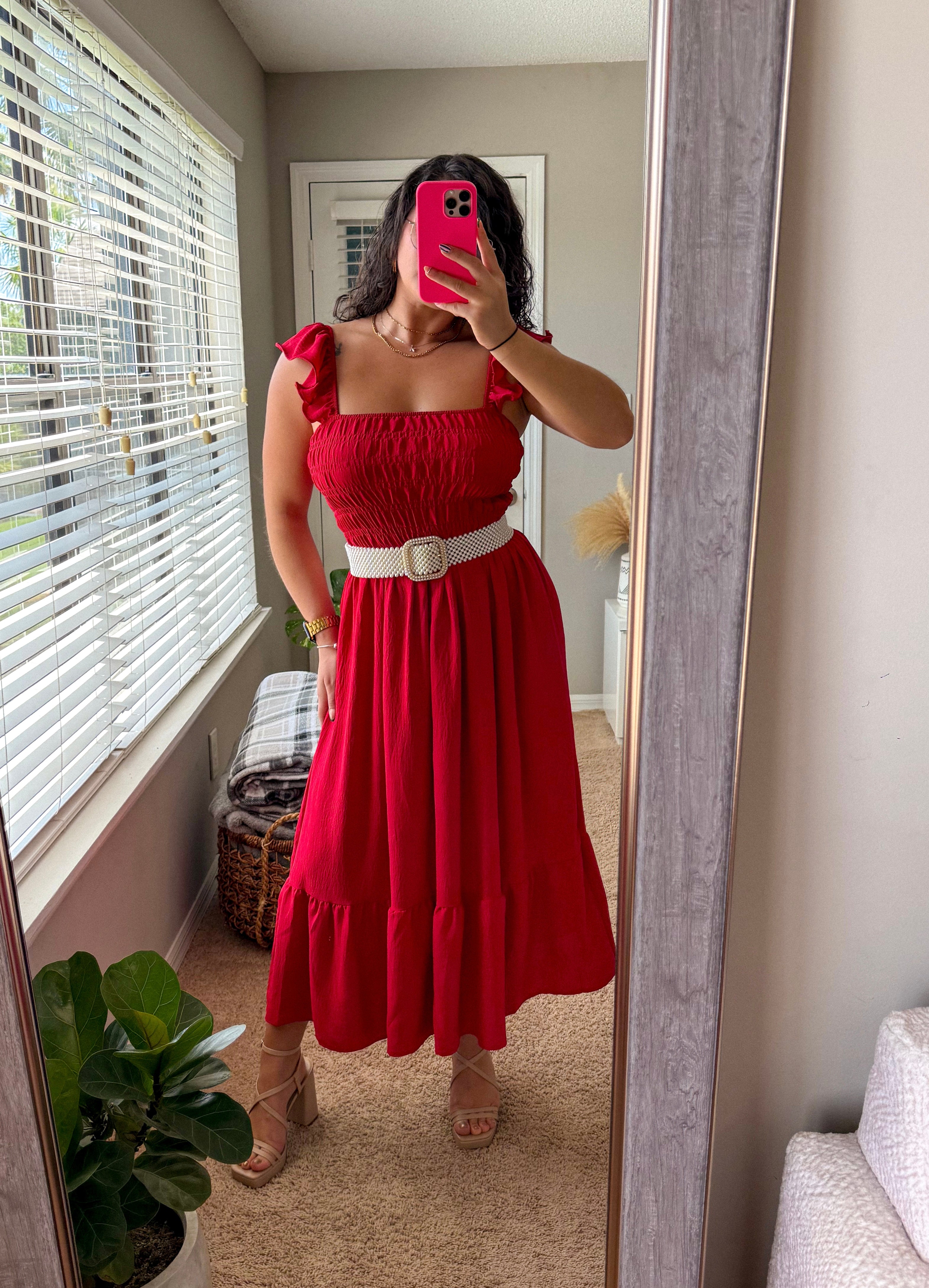 Linda Dress Large/XLarge / Red