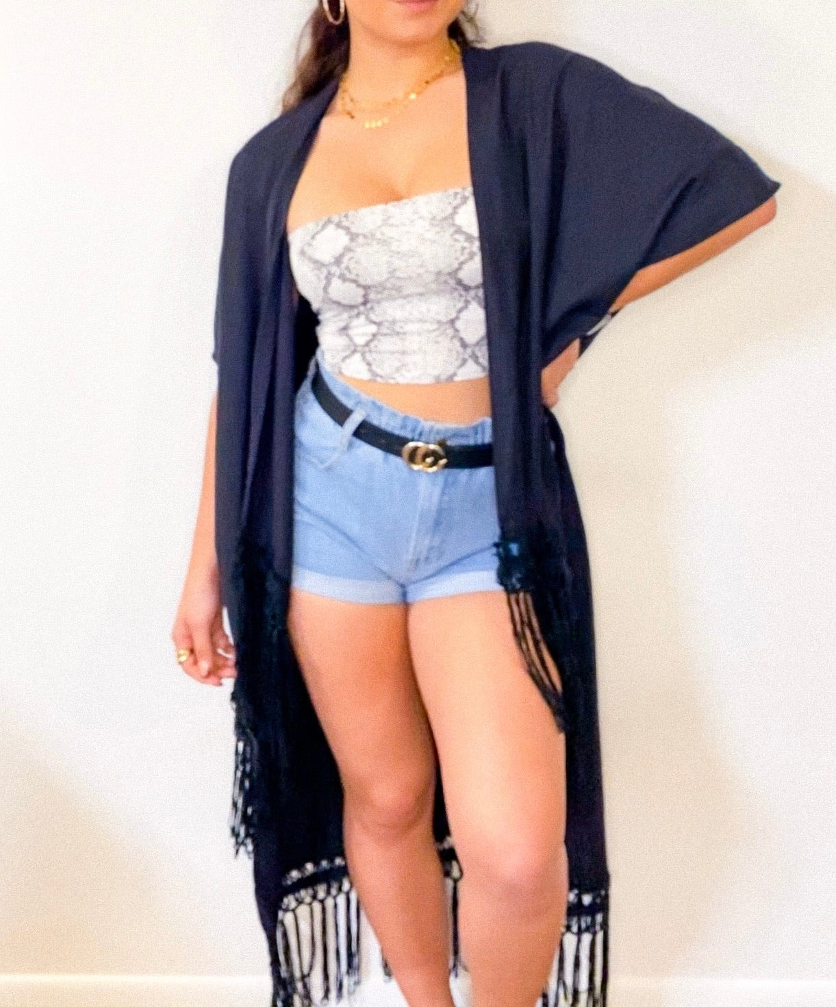 Travel Tassel Kimono