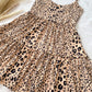 Leopard Nude dress