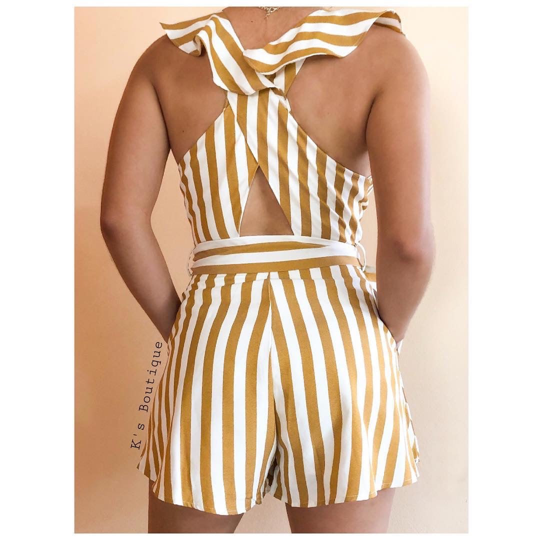 Gorgeous Mustard Romper