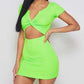 Neon Green Dress