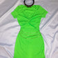 Neon Green Dress