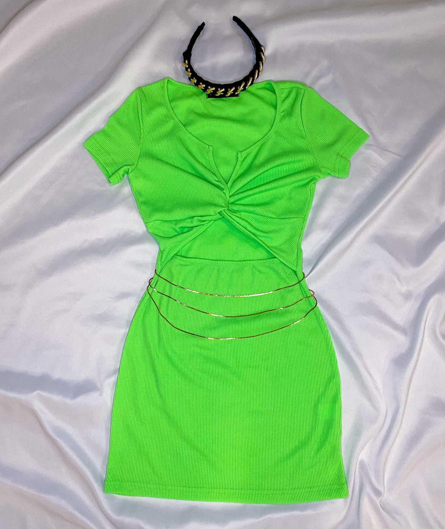 Neon Green Dress